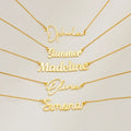 DIY personalized custom English letter necklace